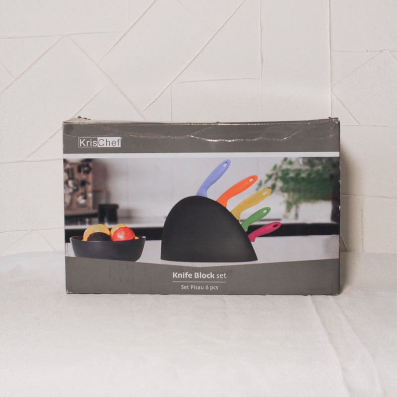 ACE KRISCHEF - PISAU SET | KNIFE BLOCK SET | PISAU DAPUR KRIS CHEF