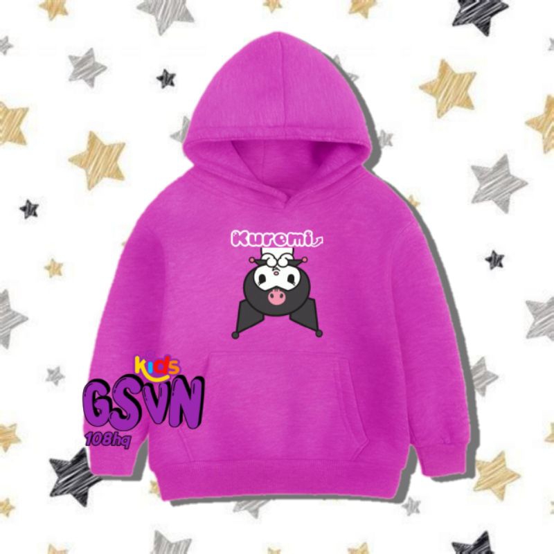 Jaket Anak - Hoodie Sweater Baju Kuromi Sanrio Pfp Riri Chuu Cu Hello Kitty Kuromi Sanrio Friends Te