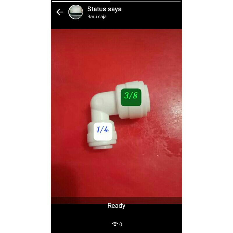 lbow atau nepel dispenser miyako 1/4-3/8