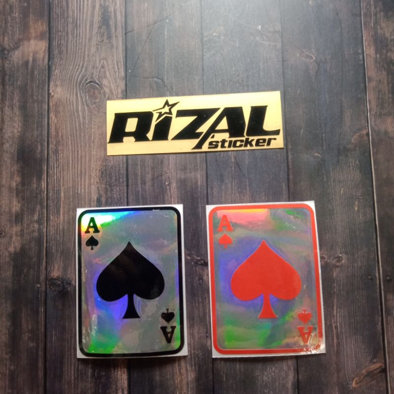 

STICKER KARTU POKER AS CUTTING STICKER