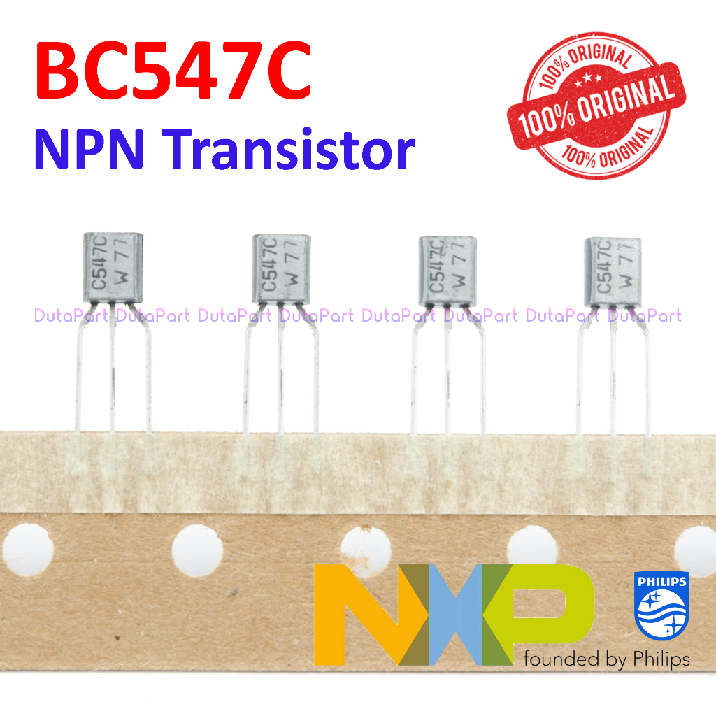 BC547C BC547 ORIGINAL NXP Philips NPN Transistor BC 547 C TO-92