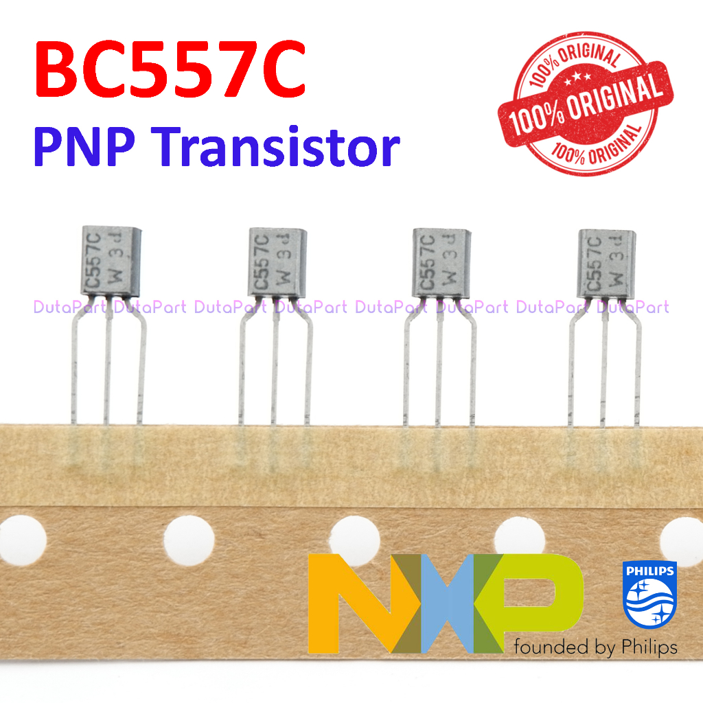 BC557C BC557 ORIGINAL NXP Philips PNP Transistor BC 557 C TO-92