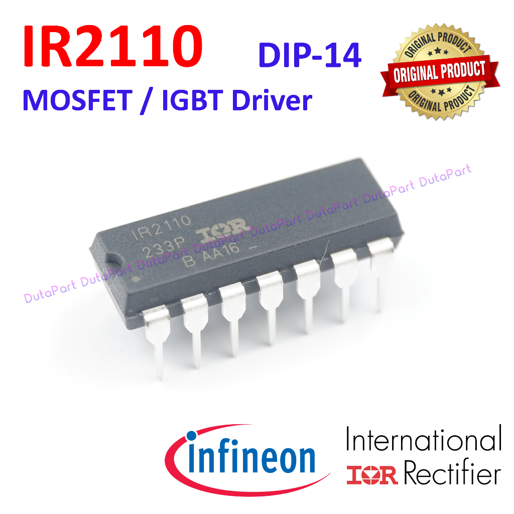 IR2110 ORIGINAL INFINEON IR 2110 IR2110PBF MOSFET IGBT Driver DIP-14
