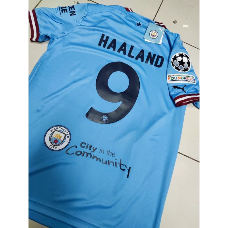 JERSEY BAJU BOLA CITY HOME 2022/2023 FINAL UCL ISTANBUL  GRADE ORI