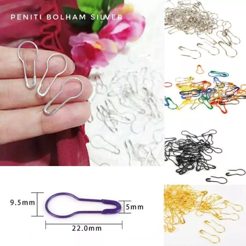 Peniti Bohlam / Peniti Labu / Peniti Hijab / Peniti Anti Nyangkut / Peniti Anti Karat / Peniti Jilba