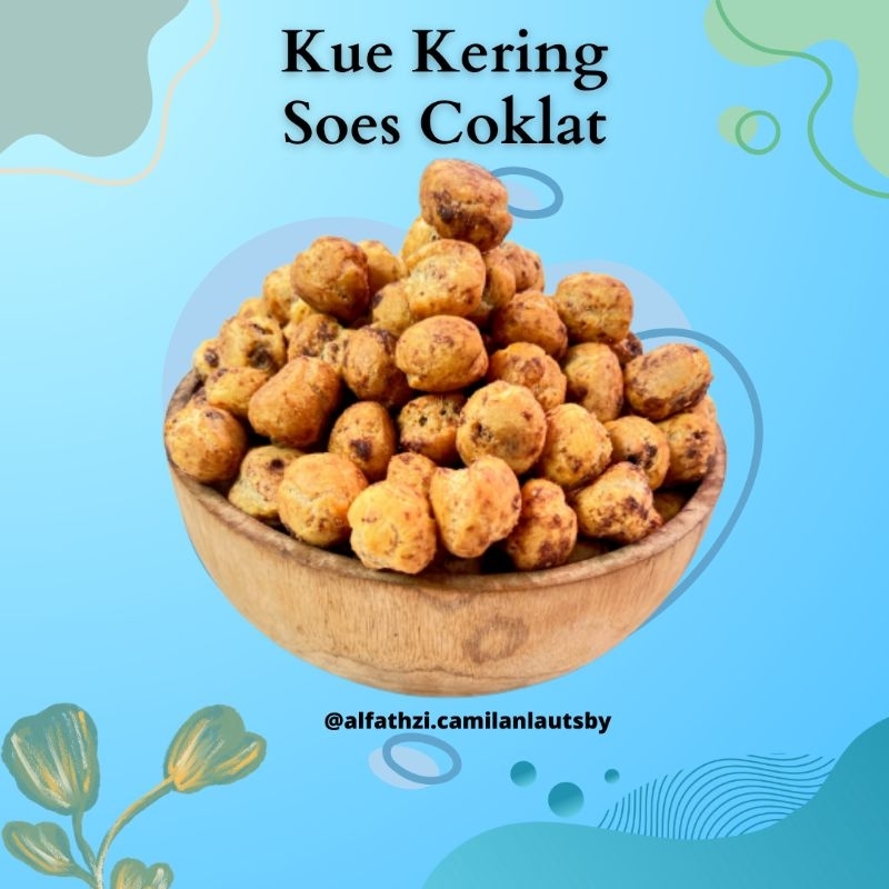 

(Camilan Laut Sby) Kue Kering Soes Coklat 500gr