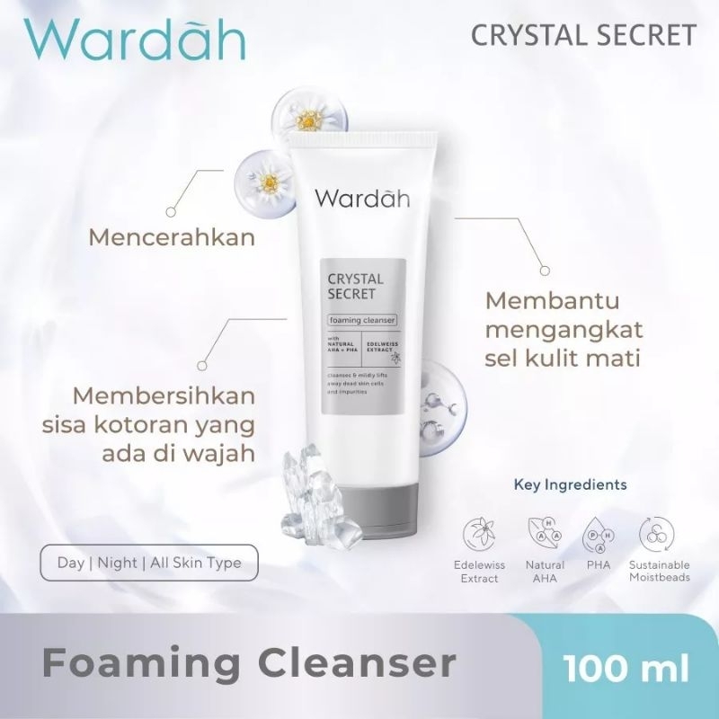 WARDAH CRYSTAL SECRET PACKAGE FREE BAG