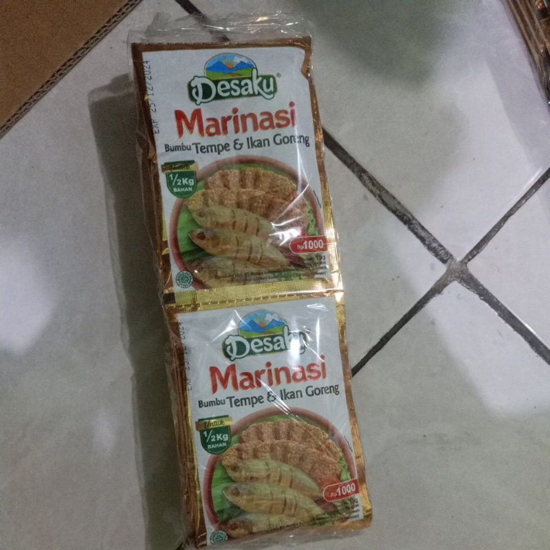 

MARINASI DESAKU BUMBU TEMPE DAN IKAN GORENG 1 Pack / Renceng