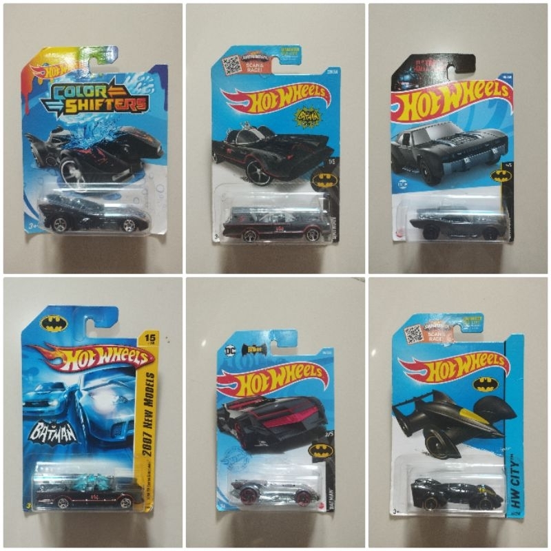 Batmobile Mobil Batman Diecast Mainan Hot Wheels