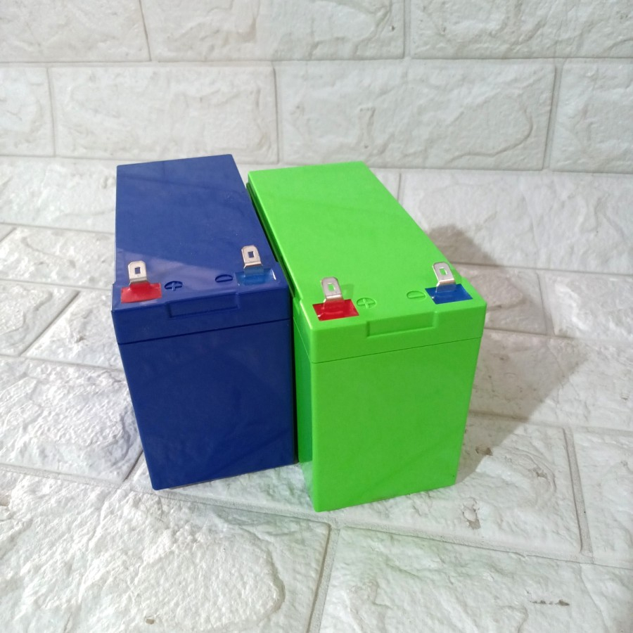 casing baterai 18650 aki lithium 7AH 12V kotak PVC plastik box aki
