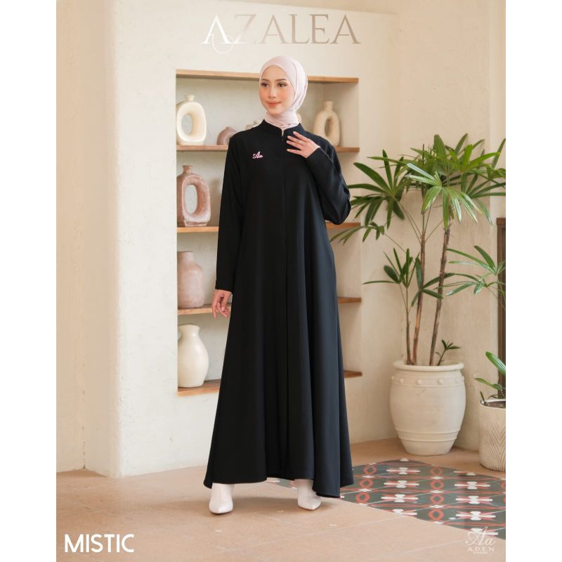 Azalea Abaya by Aden | Abaya basic | Abaya hitam | Gamis Aden Abaya Aden | Aden Hijab | Gamis hitam