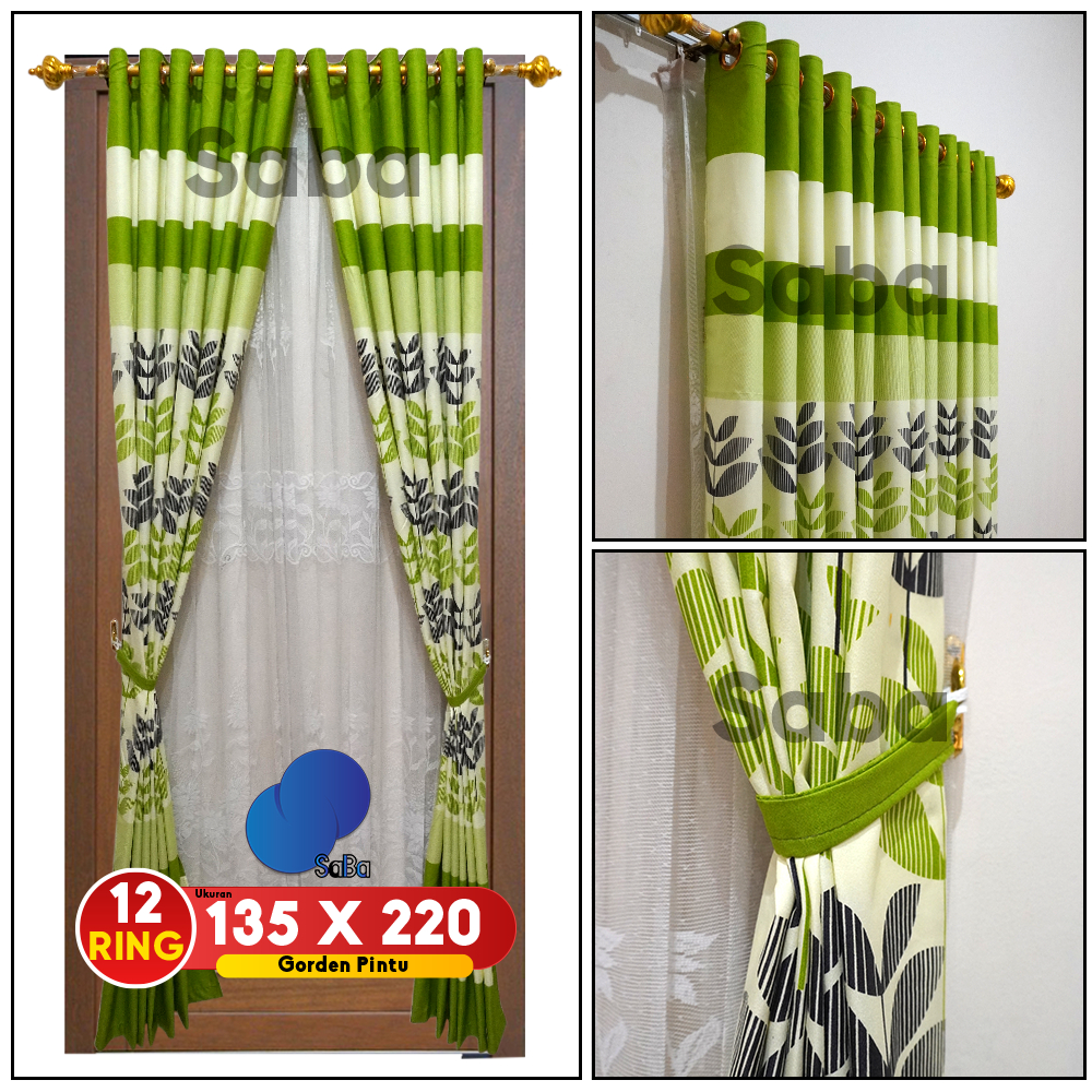 PROMO MURAH BEST SELLER GORDEN PINTU DAN JENDELA // SMOKERING MOTIF KARAKTER AESTHETIC (ring12)