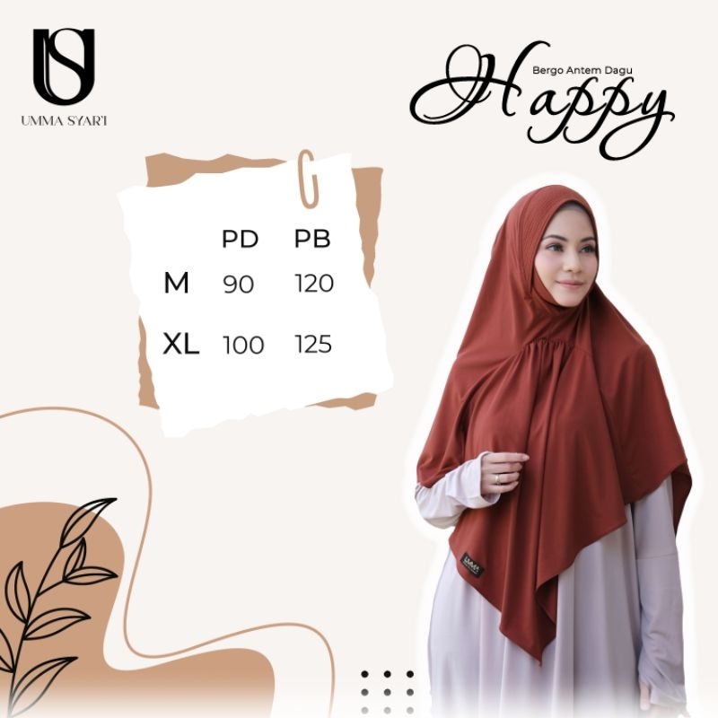 Bergo Happy Umma Syari