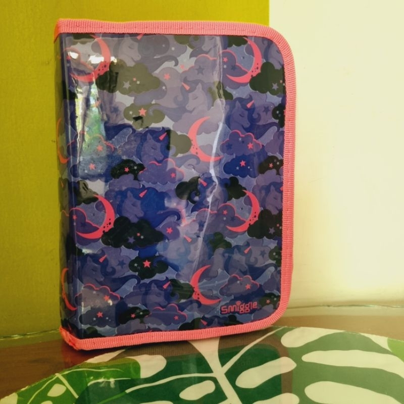 

smiggle pencil case set stationary kit unicorn puple preloved keren