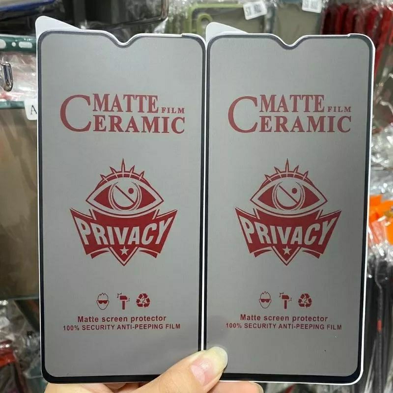 Tempered Matte Ceramic Privacy SPY VIVO Y21/Y71/V25/V15/Y01/Y91/Y95/V31/