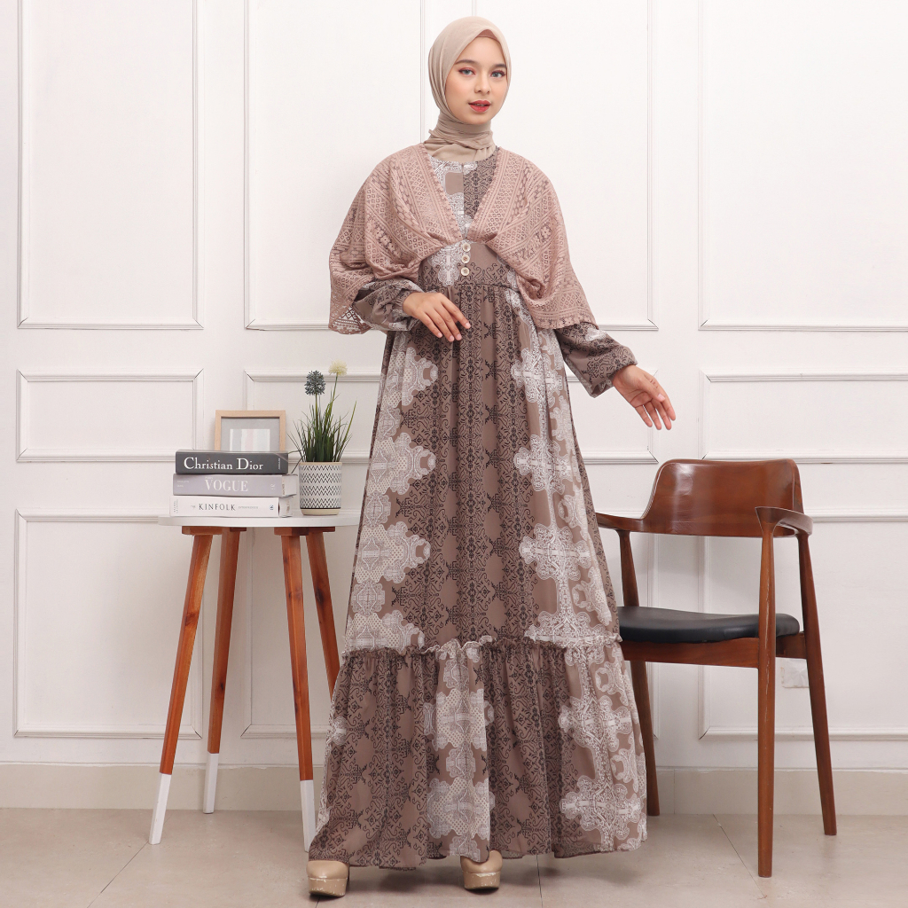 Gamis Maxy Dress Ceruti CRT Arumi