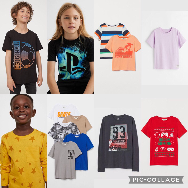 HM Boys T-shirt / HM boys tee / HM tee / HM T-shirt / T-shirt hm / kaos anak HM / kaos HM / HM kaos 