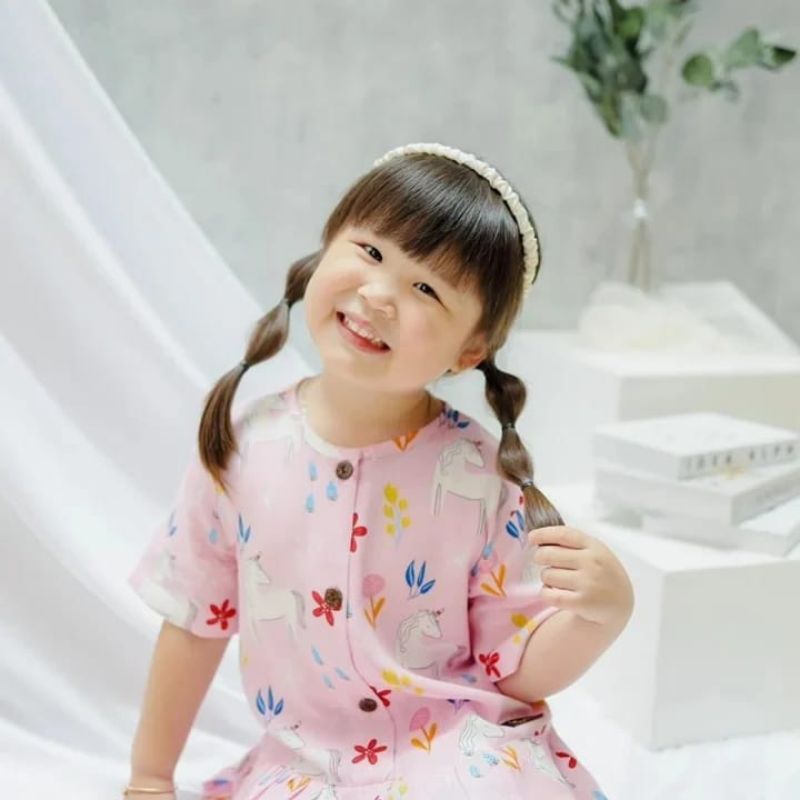 One Set Anak perempuan lucu | One Set Anak rayon | One set anak murah