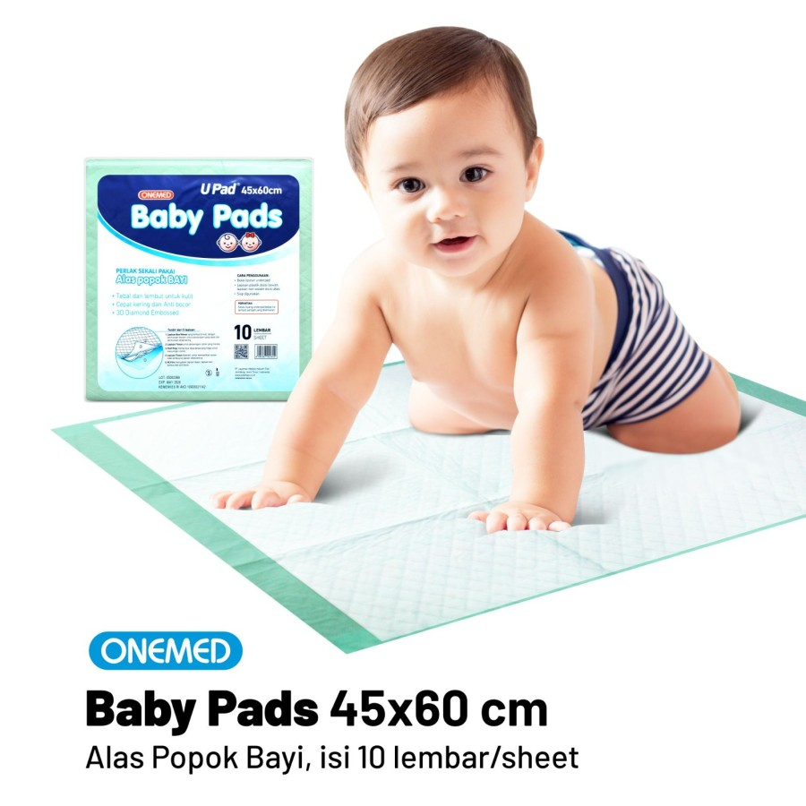 UNDERPAD BABY - ALAS POPOK BAYI ONEMED UKURAN 45 x 60 CM PACK ISI 10