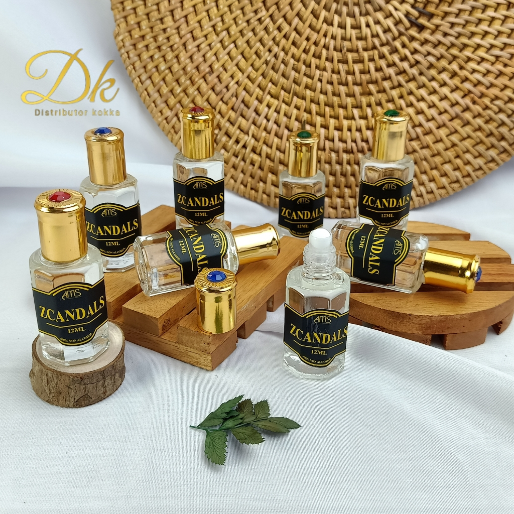 PARFUM SHALAT ZCANDALS ISI 12ML ORIGINAL TAHAN LAMA