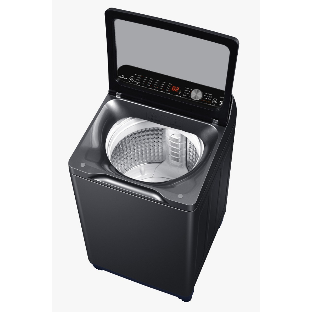 MESIN CUCI AQUA AQW-1260DR 1 TABUNG TOP LOADING 12 KG