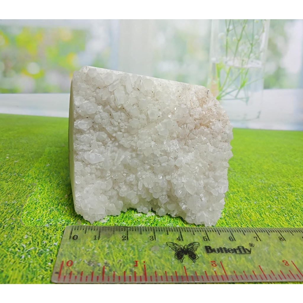 Natural Clear Quartz Druzy Cluster Sparkling blink blink Brazil  (3)