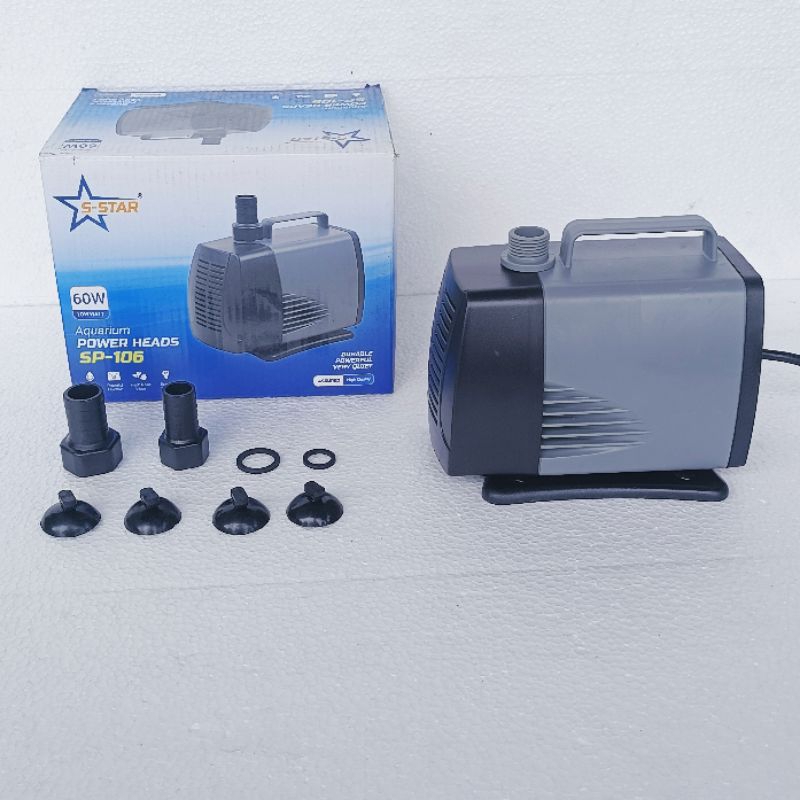 S-STAR SP 106 SEA STAR 5000 LPH liter per jam mesin pompa celup kolam aquarium ph submersible waterpump akuarium water pump filter celup