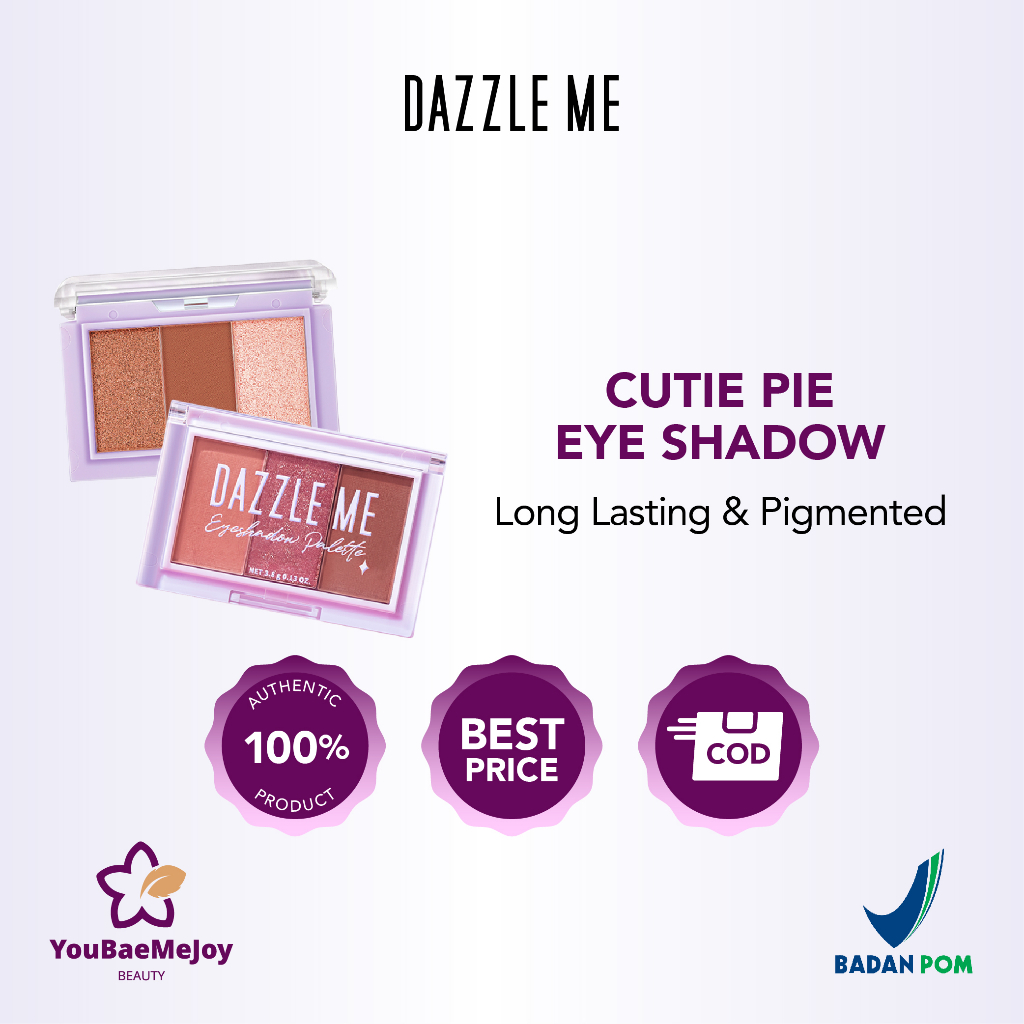DAZZLE ME Cutie Pie Eye Shadow | Long Lasting High Pigmented Eye Shadow Palette