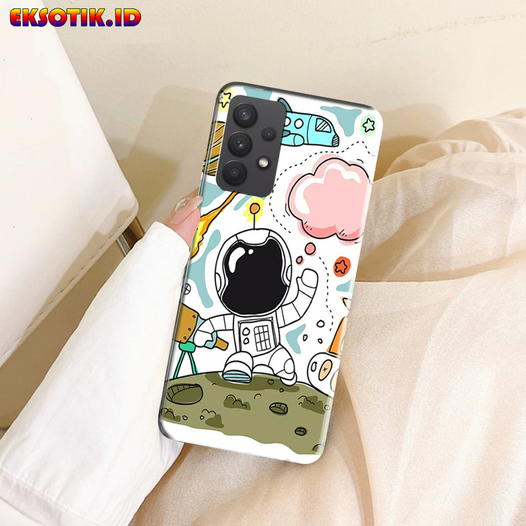 Case Samsung A32 - Casing Samsung A32 - Eksotik.id - Astronot Series - Silikon Samsung A32 - Kesing 