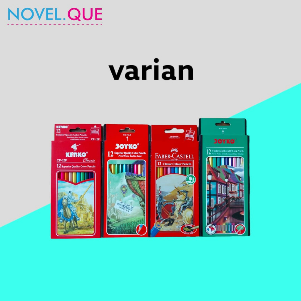 

Back To School Pensil Warna 12 Warna J0y k0 Ken k0 Faber castell