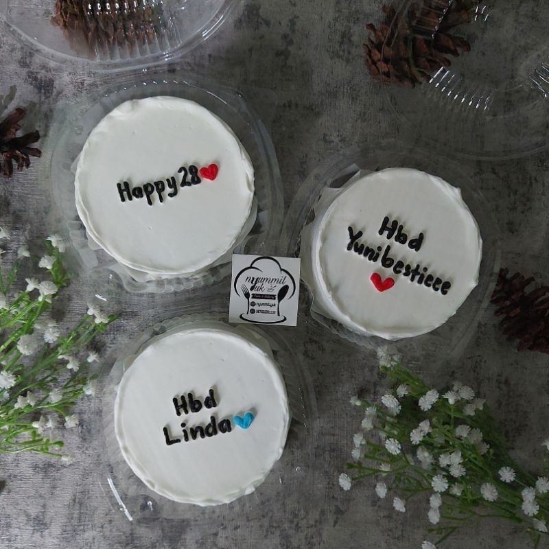 

Bentocake Putih Polos Packing Mika