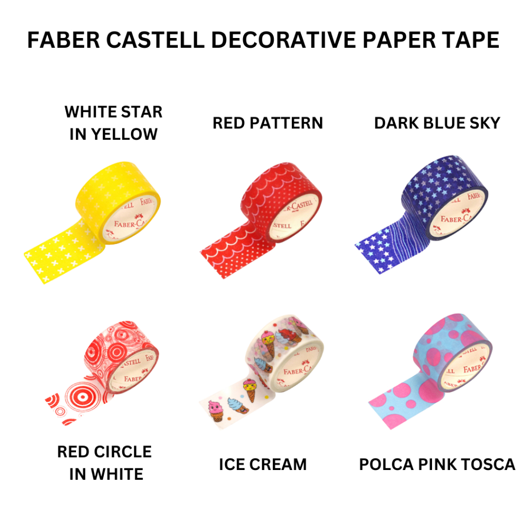 

Faber Castell Deco Paper Tape / Solasi motif / Paper Tape