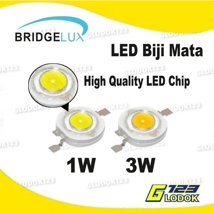 HPL High Power LED 1W 3W 1 3 Watt Yellow Warm Cool White Kuning Putih