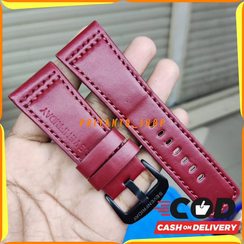 TALI JAM TANGAN KULIT KALEP 28MM STRAP KULIT SF SEVEN FRIDAY