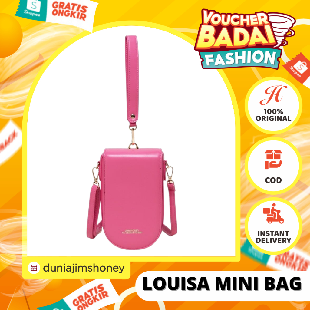 JIMS HONEY LOUISA MINI BAG Tas Selempang Kecil Wanita Murah Import Dompet Pocket Tempat Hp Cewek Ori