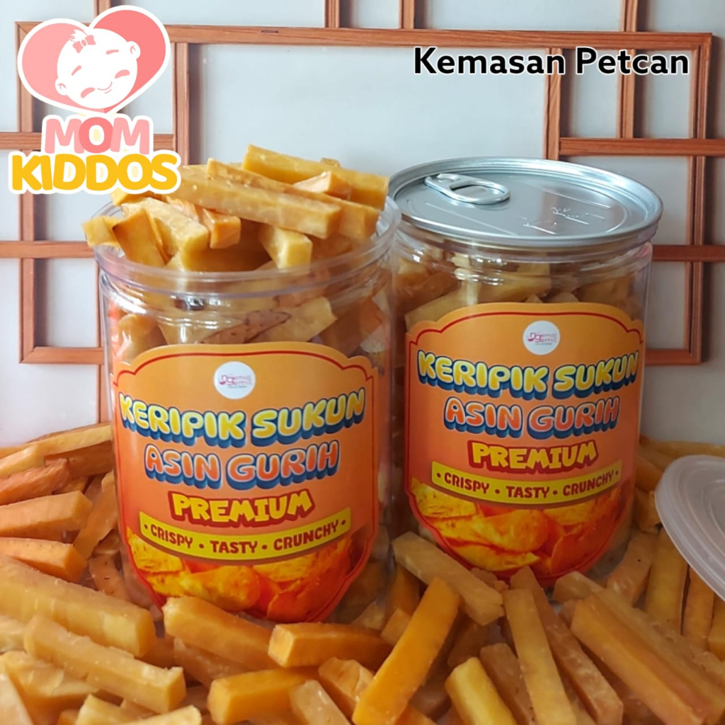 

Cemilan Keripik Sukun Asin Gurih Premium (Kemasan PET CAN)