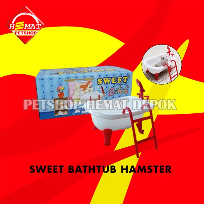 Tempat Bermain Mandi Hamster Sweet Bathtub Pet Toys