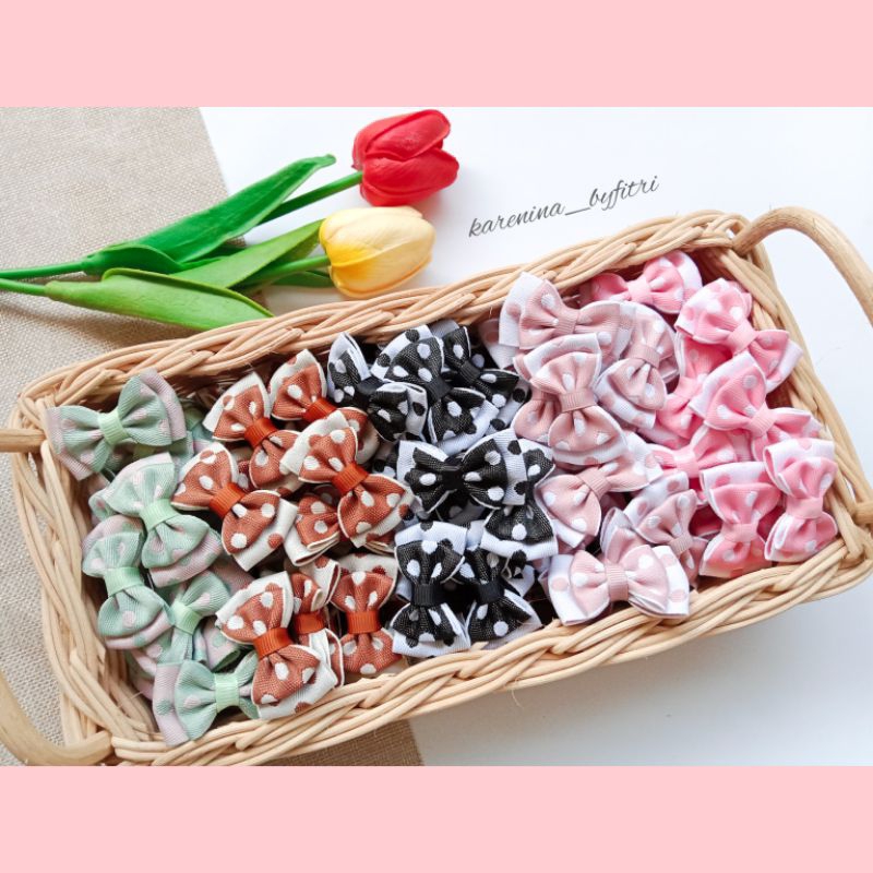 Bros Pita Tumpuk Motif Polka Bros Jilbab Murah