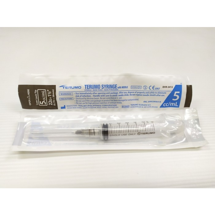 Terumo  Spuit 5 cc / Terumo  Spuit 5 ml / Disposable Syringe Terumo