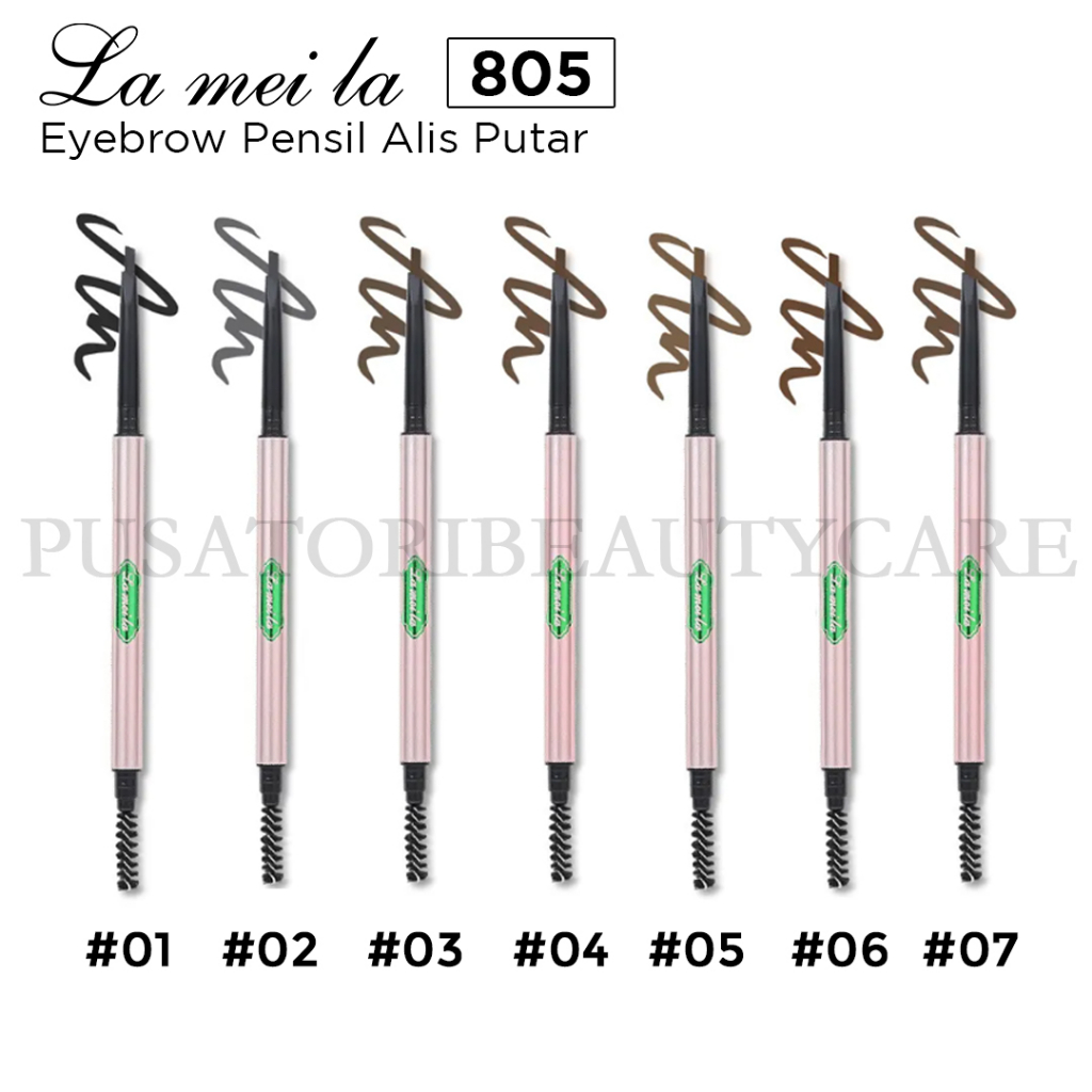 LAMEILA 805 Eyebrow Pencil Double Head Rotating Long Lasting