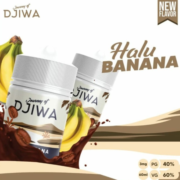 LIQUID DJIWA HALU BANANA 60ML 3MG