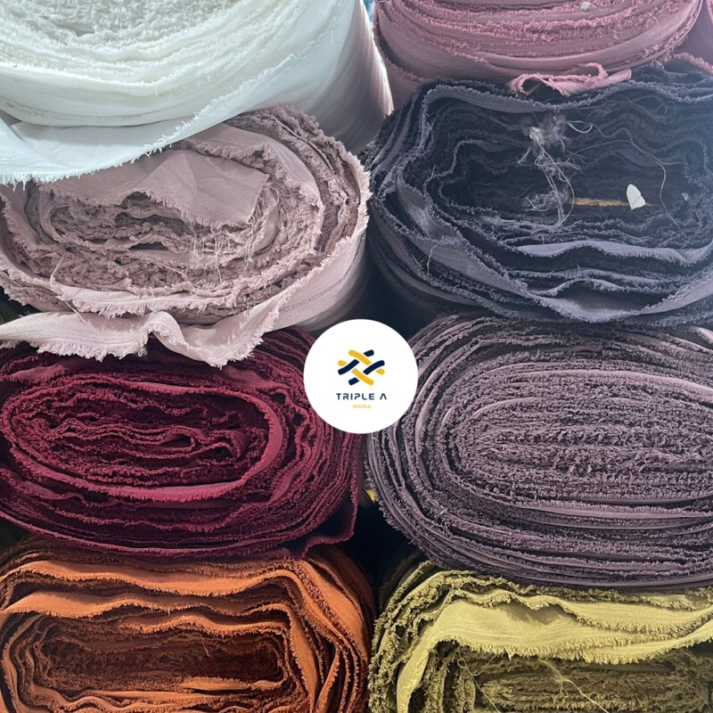 KAIN SHAKILA POLOS PREMIUM METERAN PER 1/2 METER