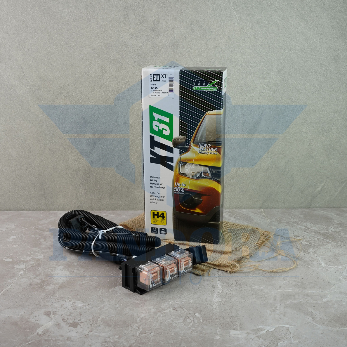 KABEL RELAY SET LAMPU H4 MX XT SERIES 3 RELAY UNTUK 2 LAMPU MOBIL ORIGINAL