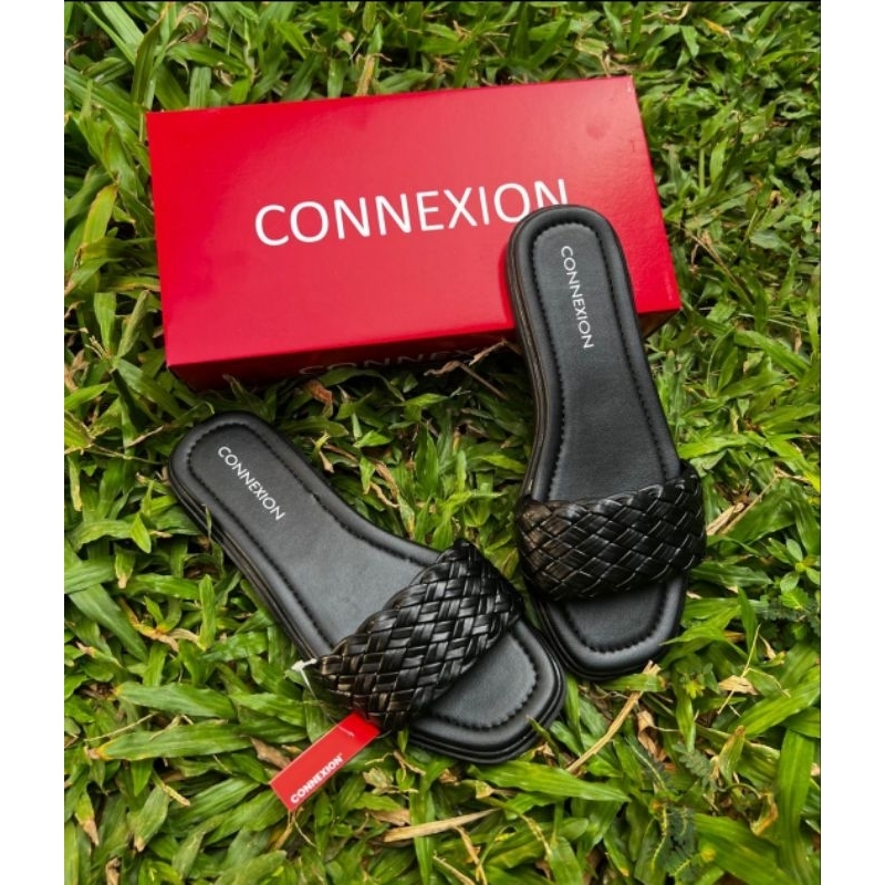 SENDAL FLAT SHOES CONNEXION TERBARU KODE KEPANG