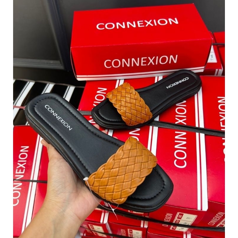 SENDAL FLAT SHOES CONNEXION TERBARU KODE KEPANG