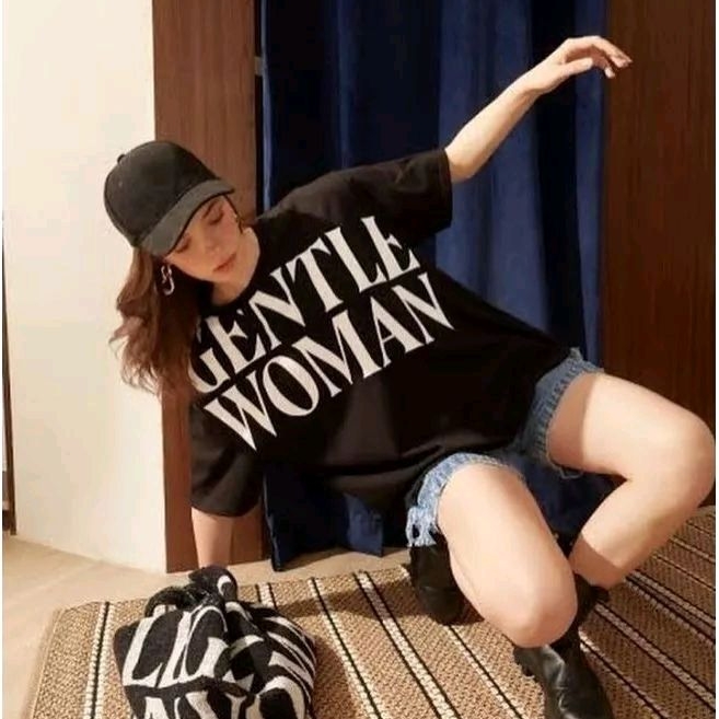 Kaos Gentle Woman Enzyme Street Premium Cotton Combed Bahan Adem Mudah Menyerap Keringat