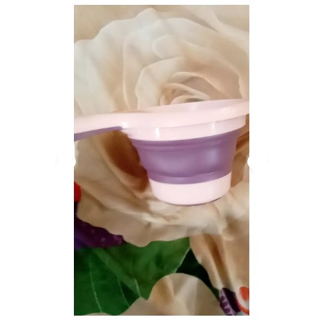 gayung mandi lipat terbaru / gayung mandi lipat silicon / gayung mandi model baskom / gayung lipat s