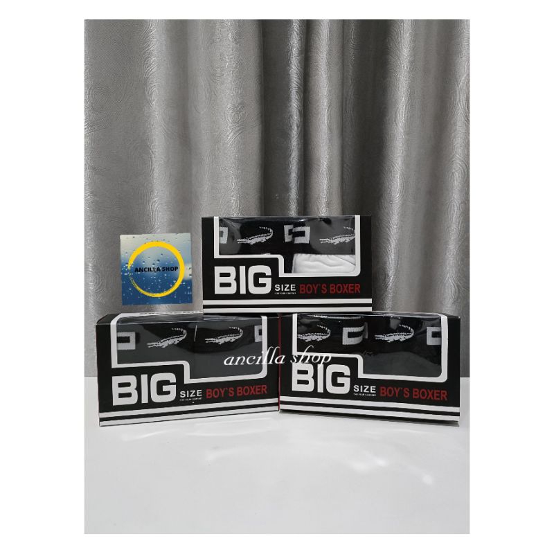 Boxer Celana Dalam CD Kancut Sempak Crocodile Junior Big Size Jumbo Anak Pria Laki-laki Katun 831 is