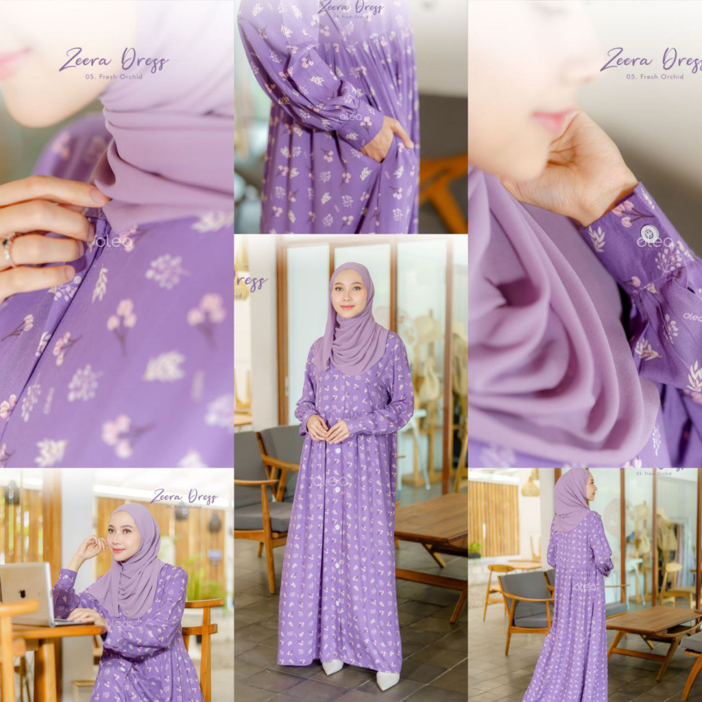 Zeera Dress by Olea / dress mom couple dengan anak