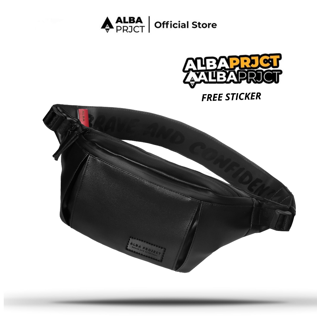 ALBA PROJECT | WAISTBAG &quot;DANIELS&quot; | TAS SELEMPANG PRIA | TAS PINGGANG WATERPROOF